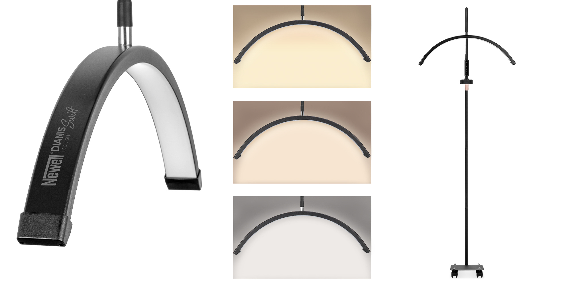Lampa LED Newell Dianis Swift - czarna