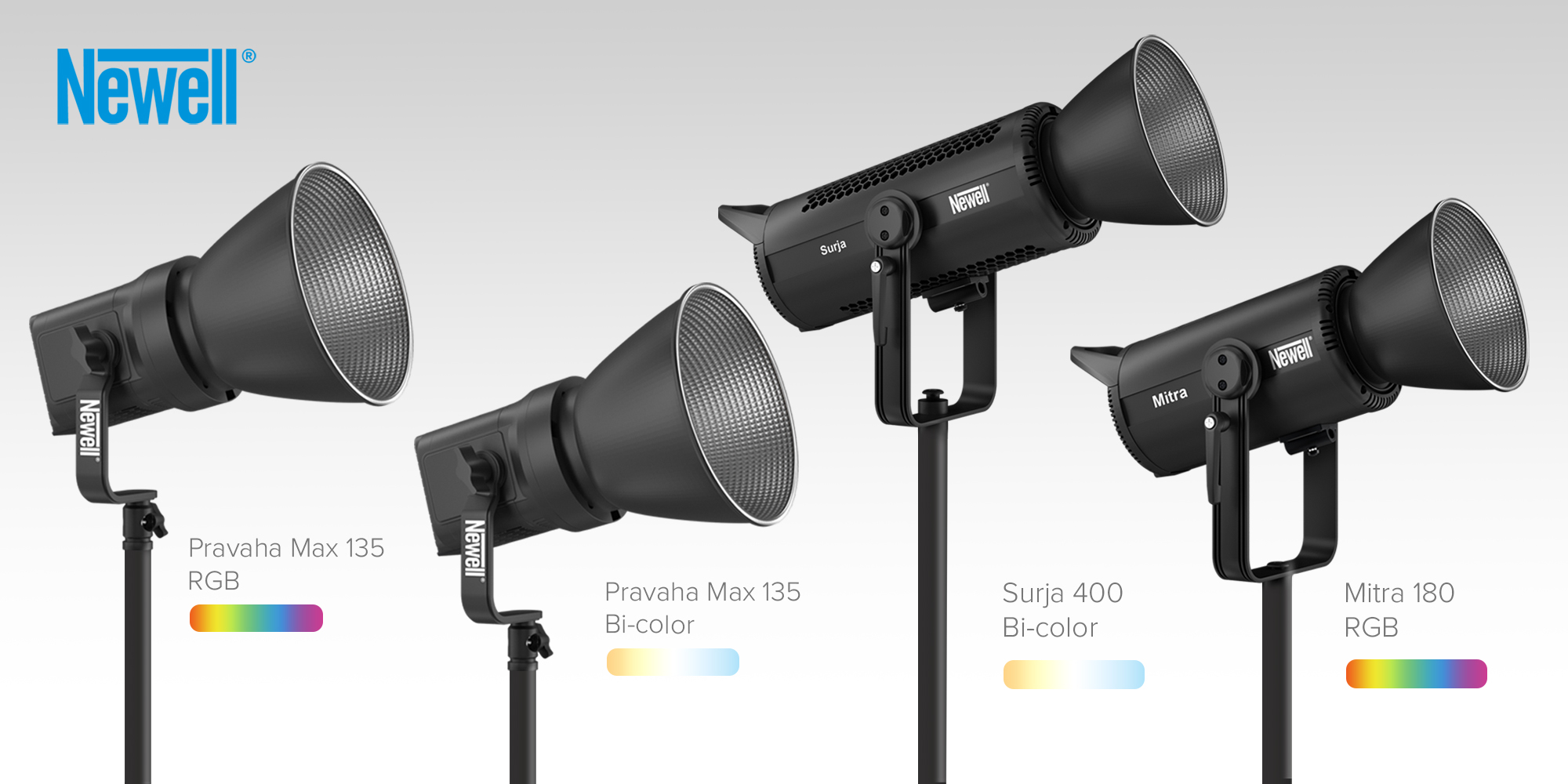 Lampa LED Newell Pravaha Max 135 WB (3000 - 6500 K)