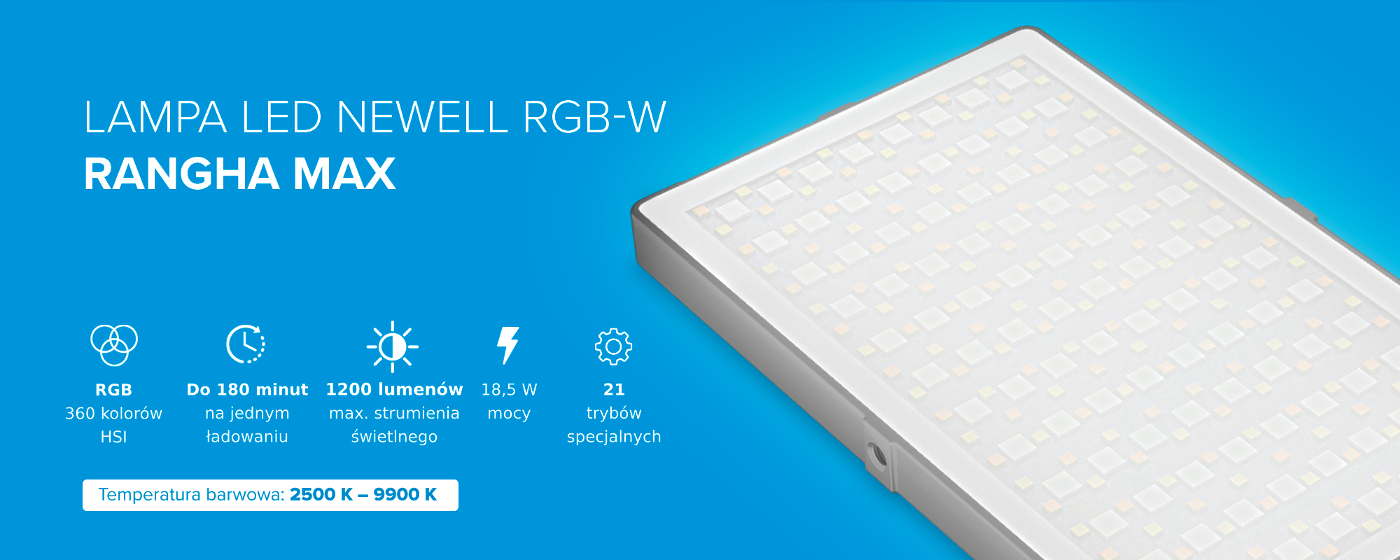 Newell RGB-W Rangha Max LED-Lampe
