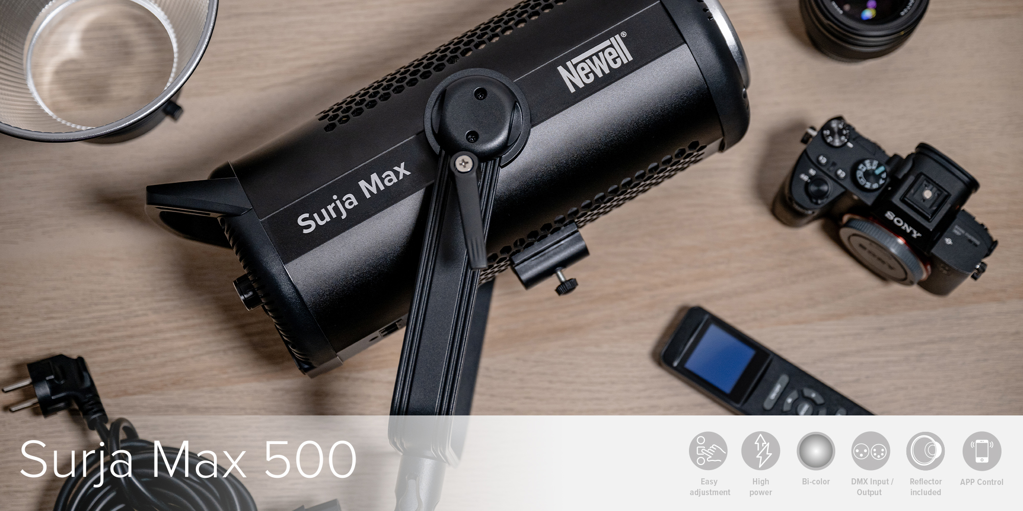 Lampa LED Newell Surja Max 500