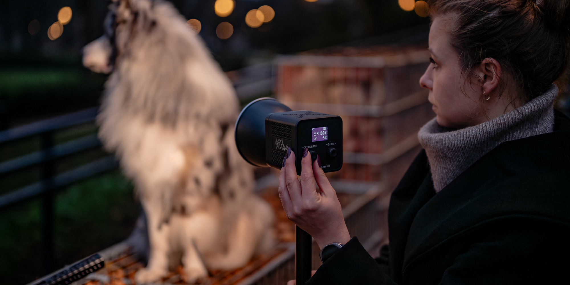 Lampa LED Newell Tara 40 RGB