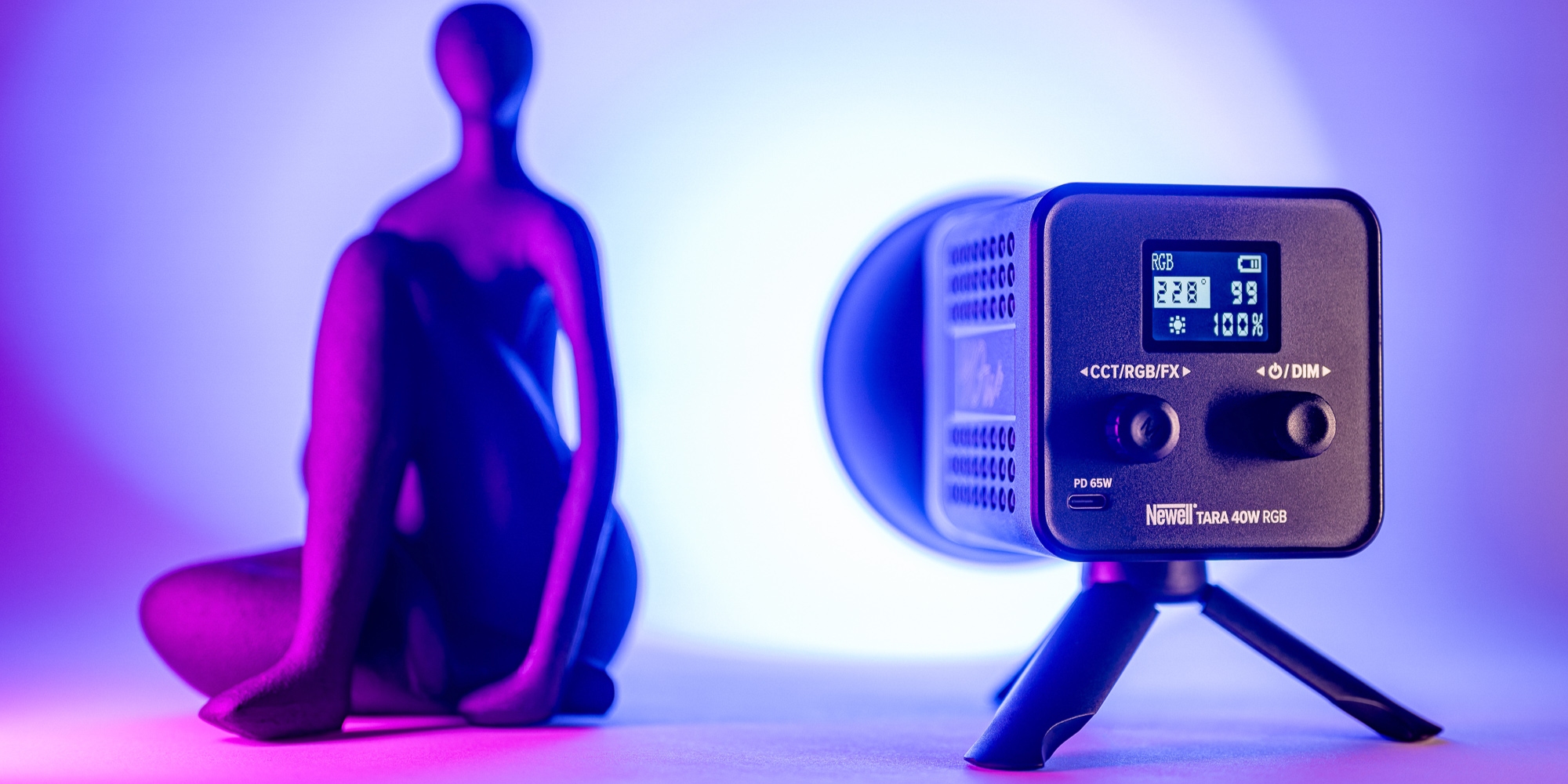 Lampa LED Newell Tara 40 RGB