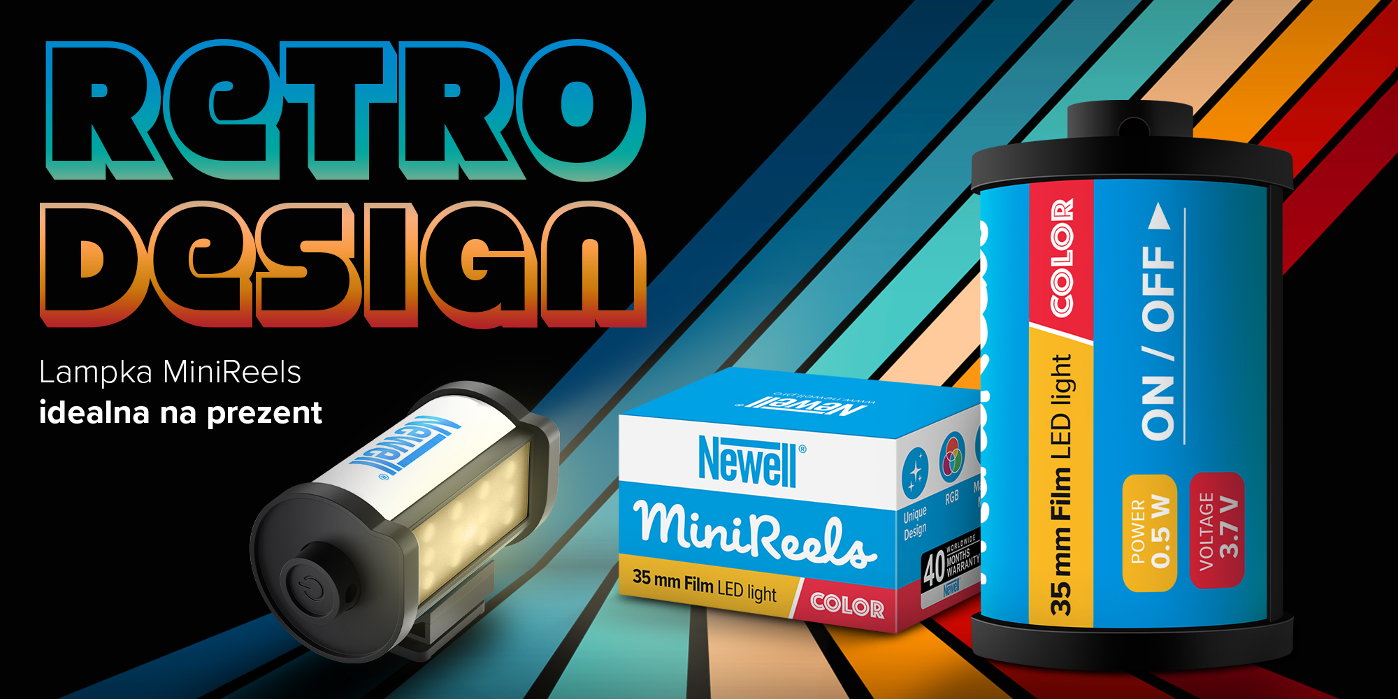 Lampka LED Newell MiniReels