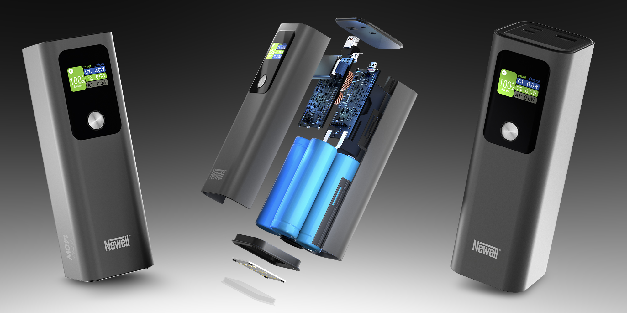 Power Bank Newell Vayu 27000 mAh PD 140 W