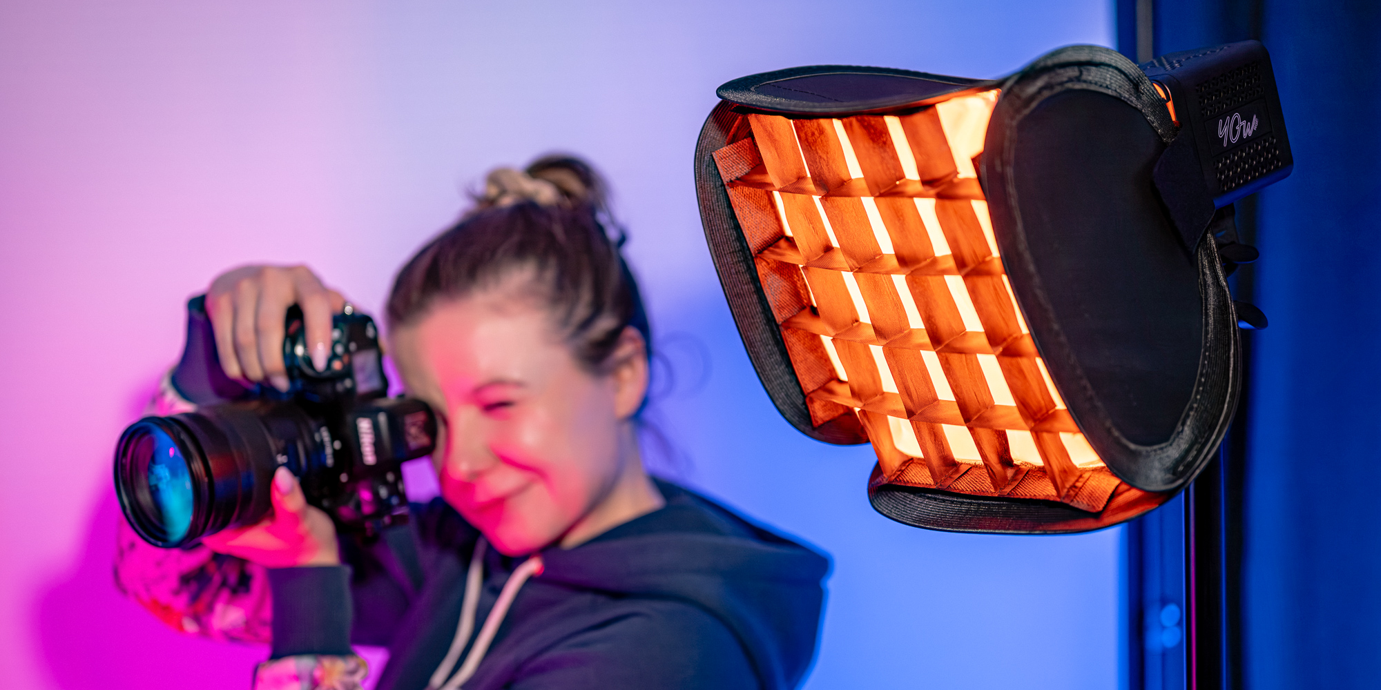 Softbox kwadratowy Newell 25 cm Mini Bowens