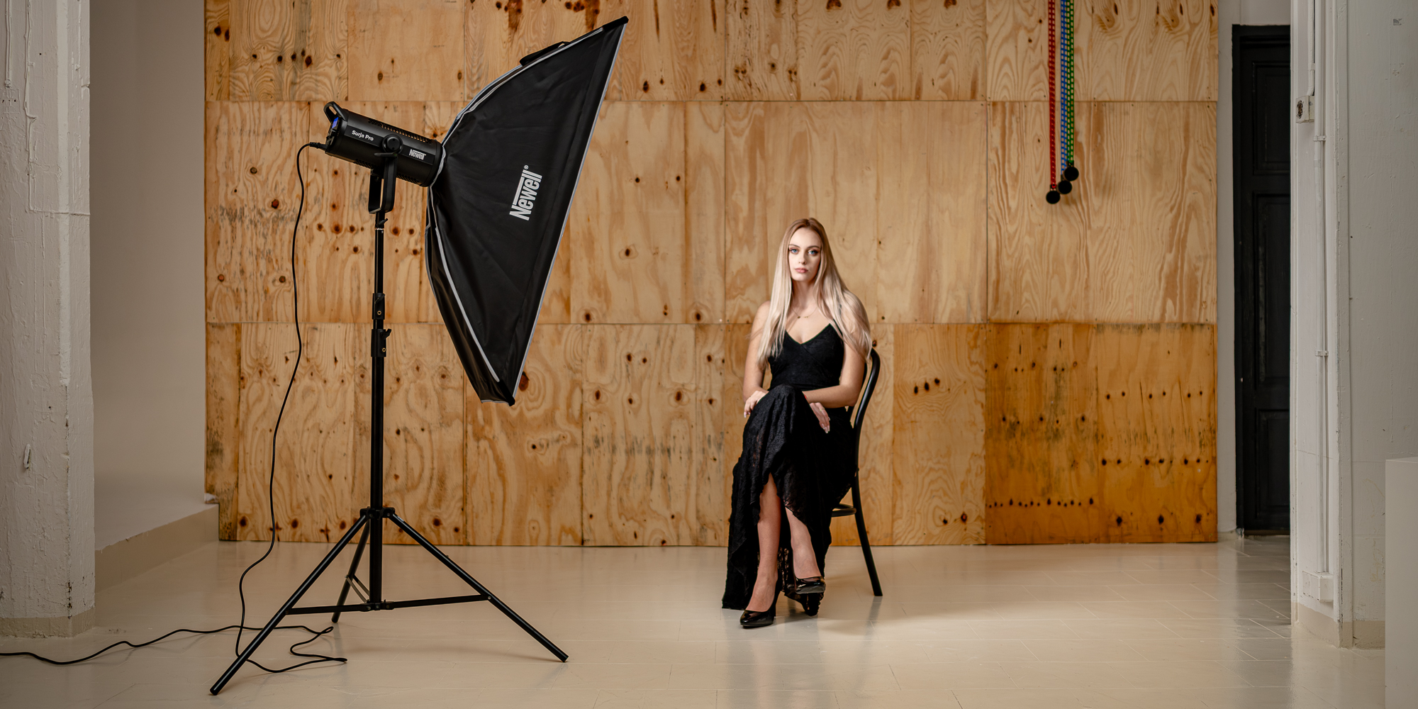 Softbox prostokątny Newell 30 x 120 cm