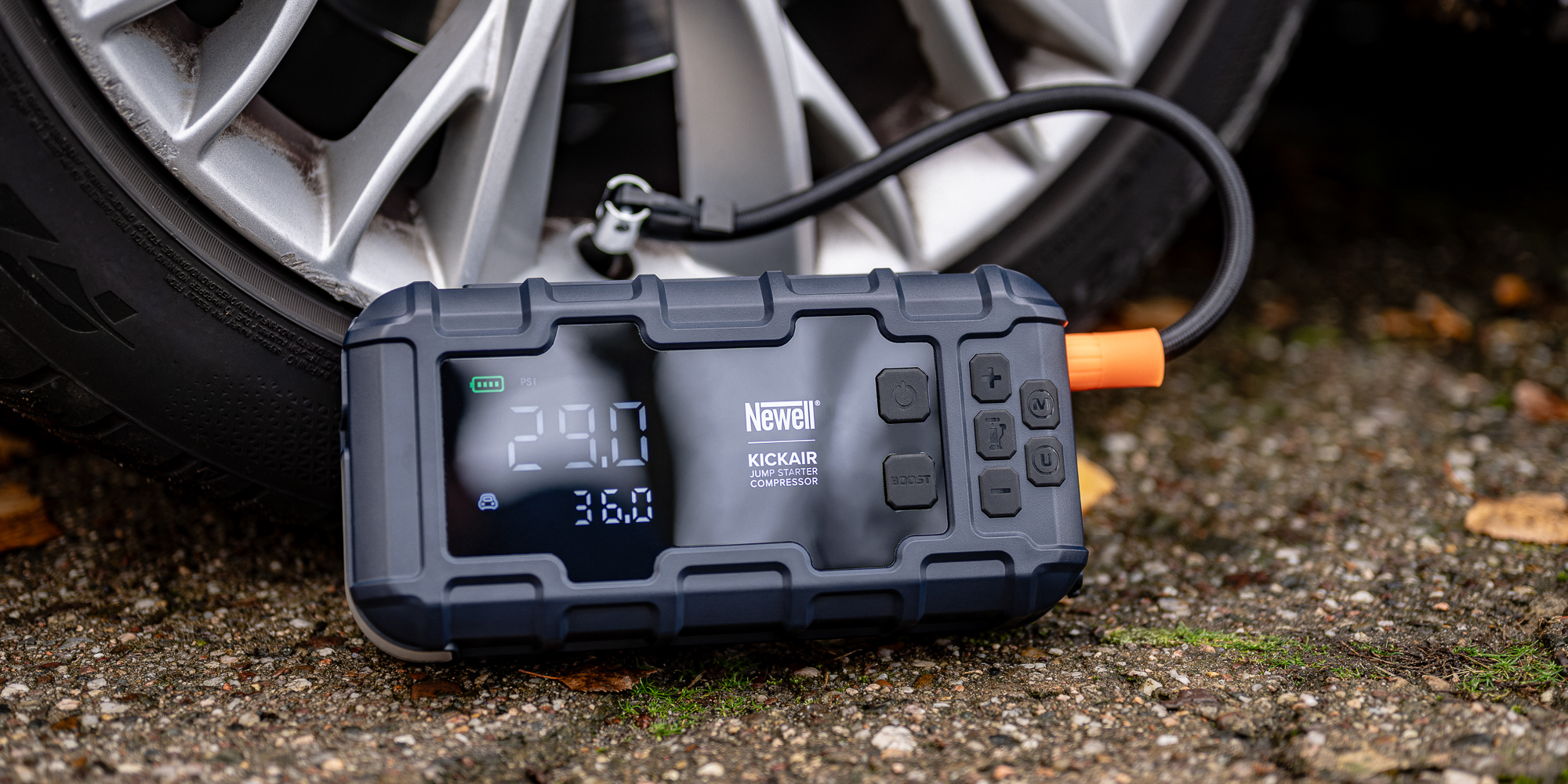 Urządzenie rozruchowe z kompresorem Newell KickAir