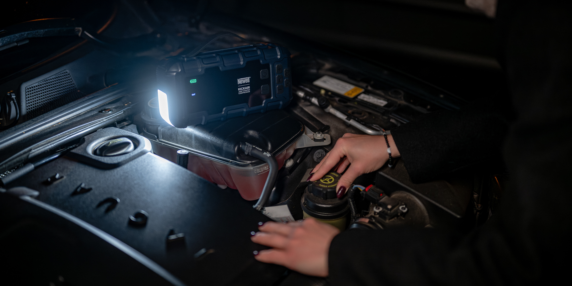 Urządzenie rozruchowe z kompresorem Newell KickAir