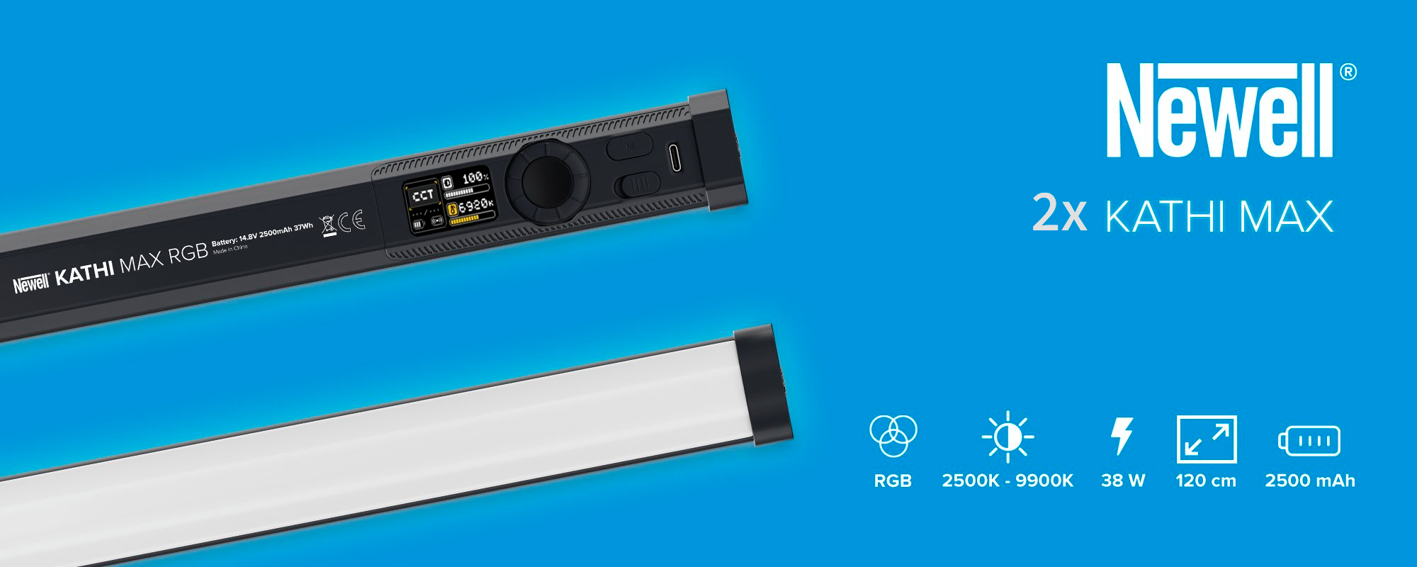 Lampa LED Newell RGB Kathi Max