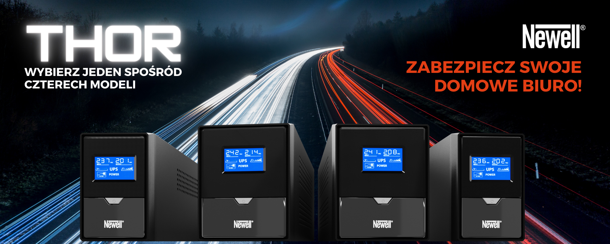 Zasilacz awaryjny UPS Newell Thor U1000