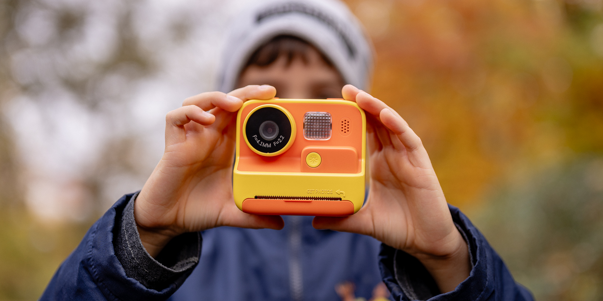 Aparat fotograficzny z drukarką dla dzieci Redleaf PicMe - żółty