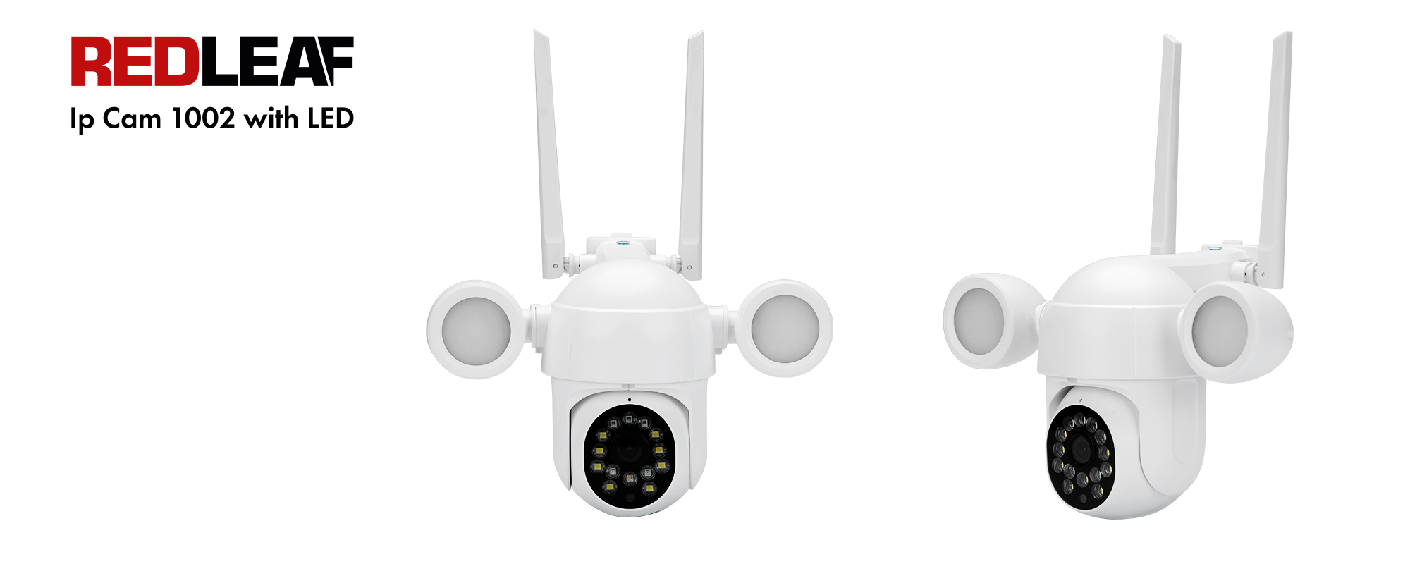 Redleaf IP Cam 1002 WiFi surveillance camera with LED light
