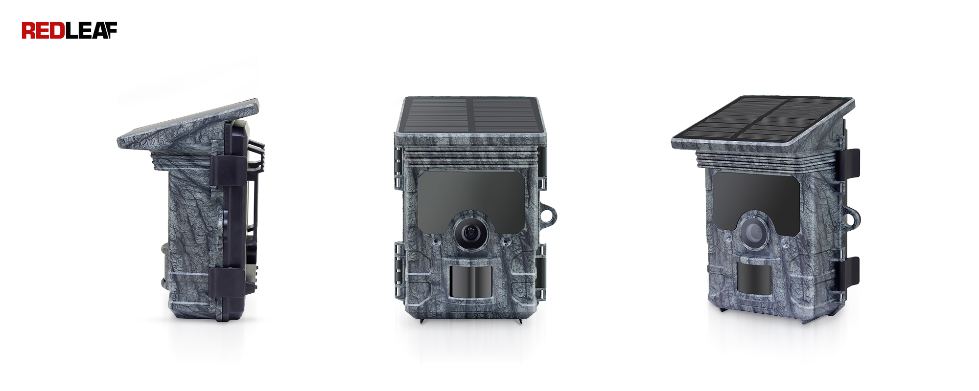 Redleaf RD3019 Pro front side and diagonal Trail Camera