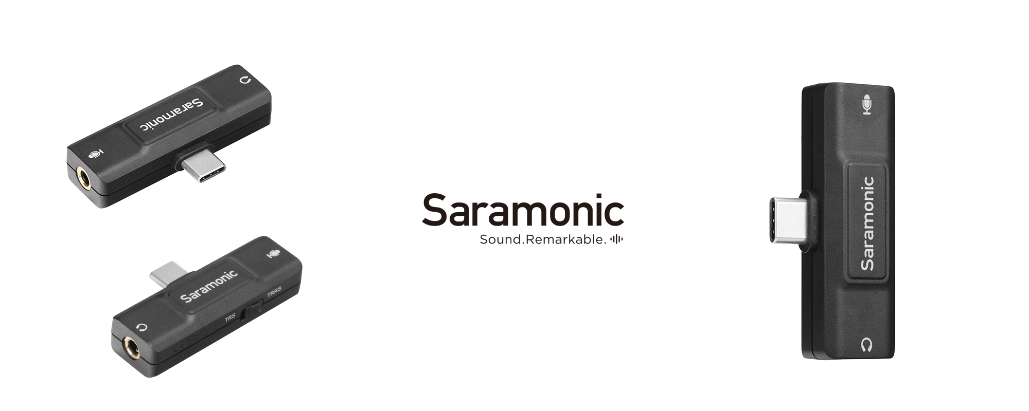 Adapter audio Saramonic EA2U - mini Jack TRS  USB-C z wyjściem słuchawkowym