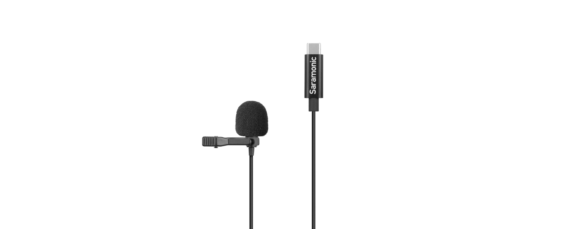 LavMicro U3A tie microphone with USB-C connector