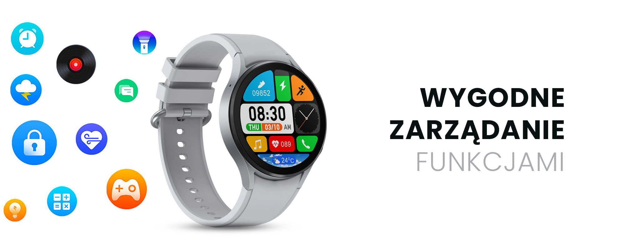 Smartwatch Zeblaze GTR 3 - szary