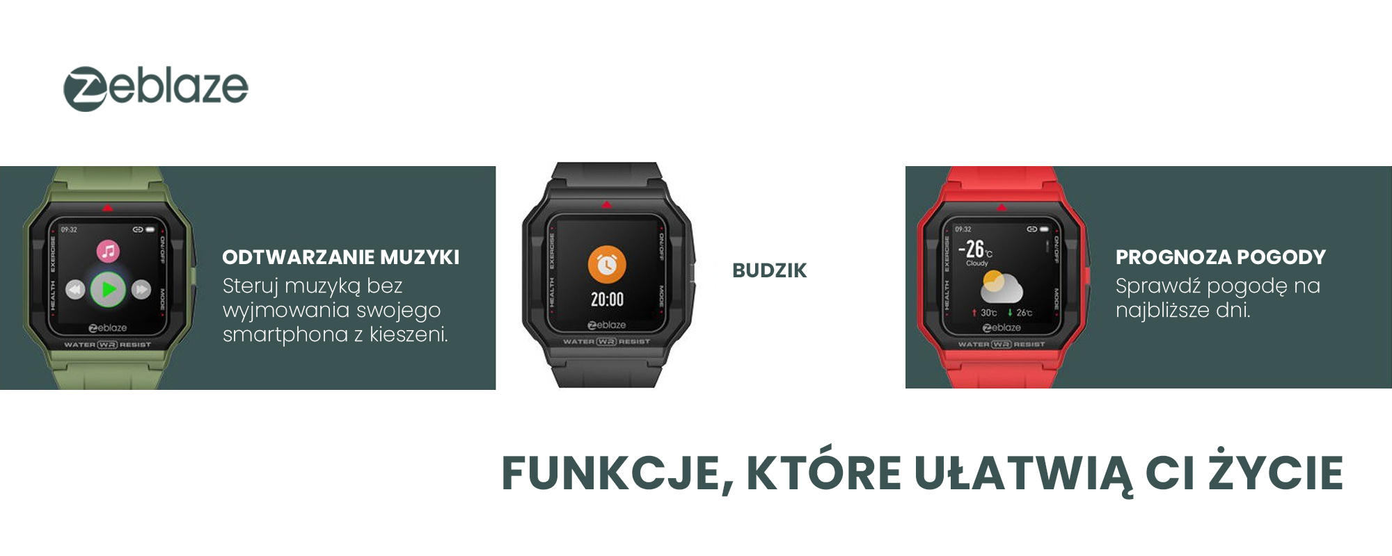 Smartwatch Zeblaze Ares