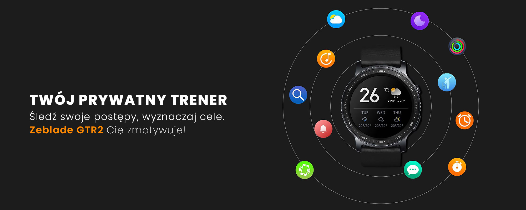Smartwatch Zeblaze GTR 2