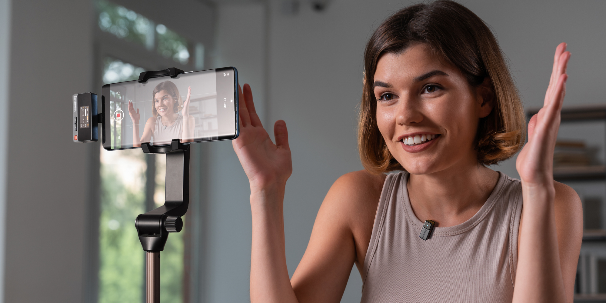 Zestaw do bezprzewodowej transmisji dźwięku Saramonic Air-01 (RX + TX +TX)