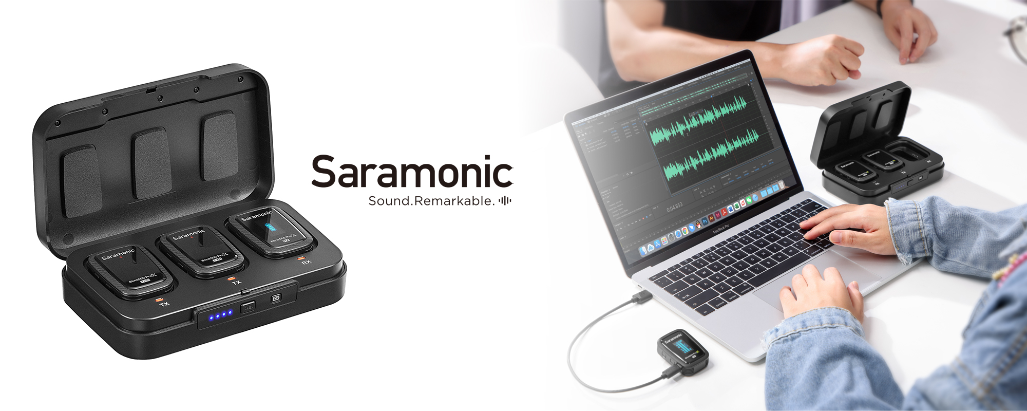 Zestaw do bezprzewodowej transmisji dźwięku Saramonic Blink500 ProX B2R