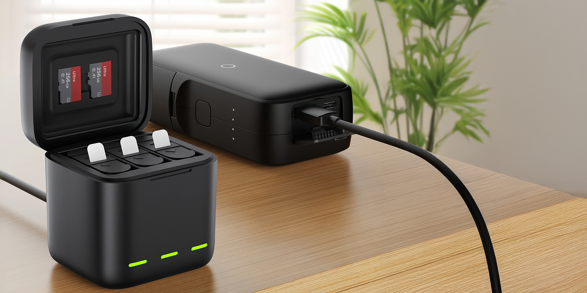 Ładowarka trójkanałowa Telesin S0-BCG-10-TGP do akumulatorów GoPro Hero 13