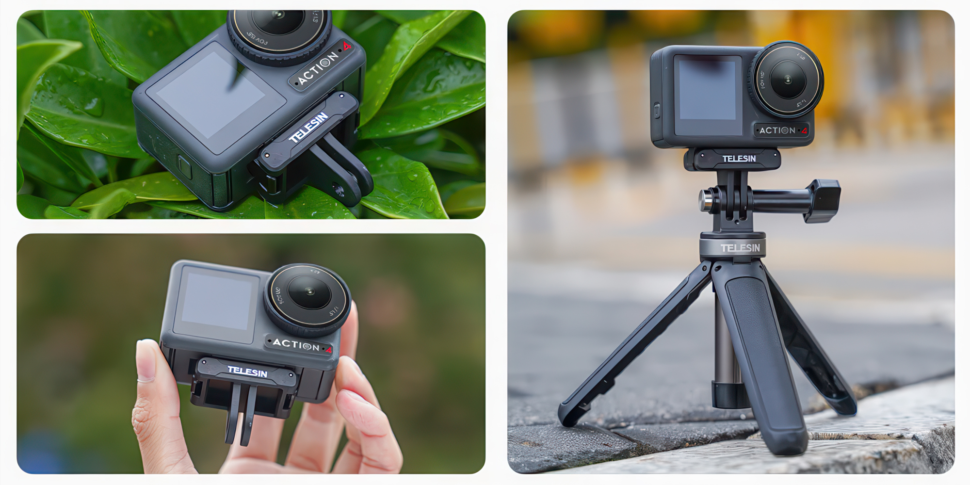 Adapter montażowy Telesin OA-TPM-T04 do kamer DJI Action 3 _ 4 _ 5 Pro na system GoPro