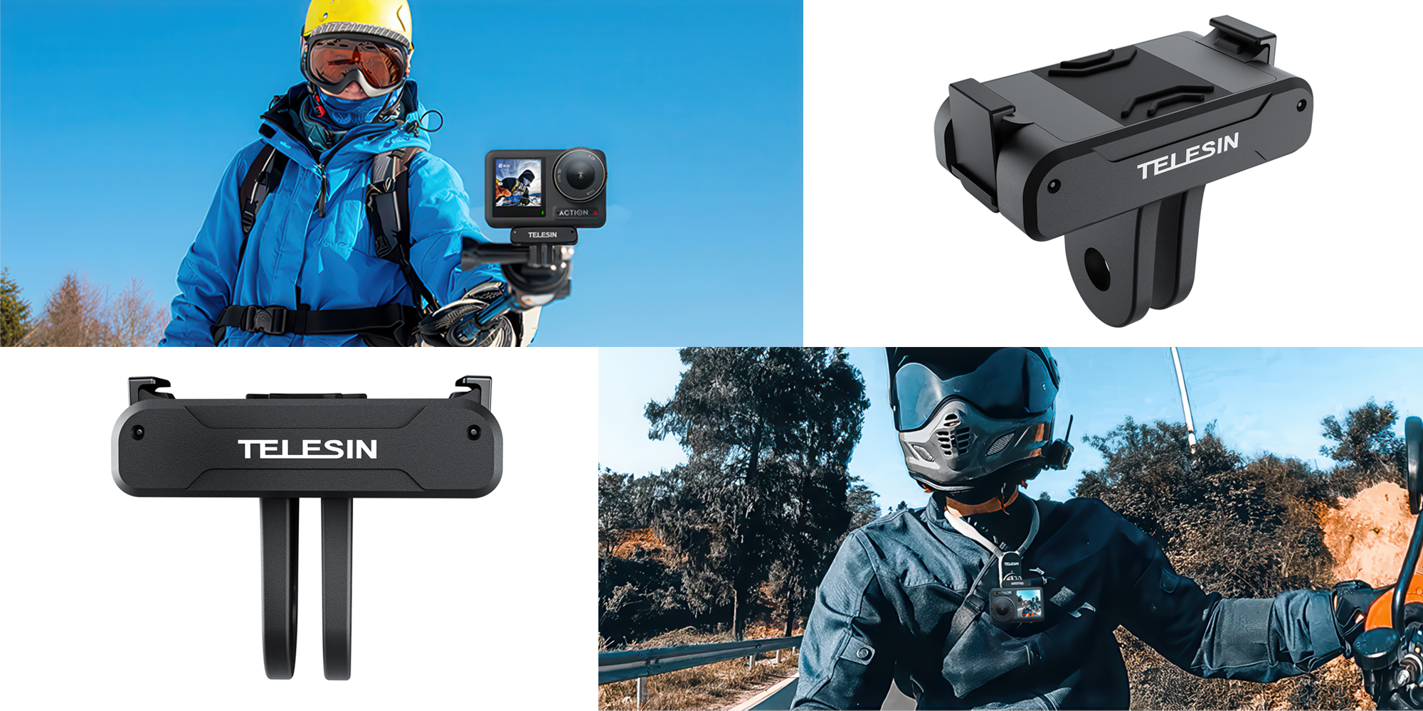 Adapter montażowy Telesin OA-TPM-T04 do kamer DJI Action 3 _ 4 _ 5 Pro na system GoPro