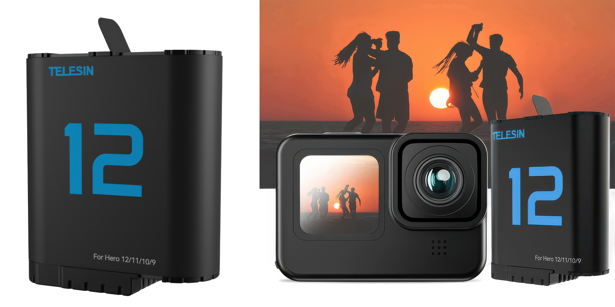 Akumulator Telesin S0-ECB-02-TGP zamiennik do GoPro Hero 9 _ 10 _ 11 _ 12