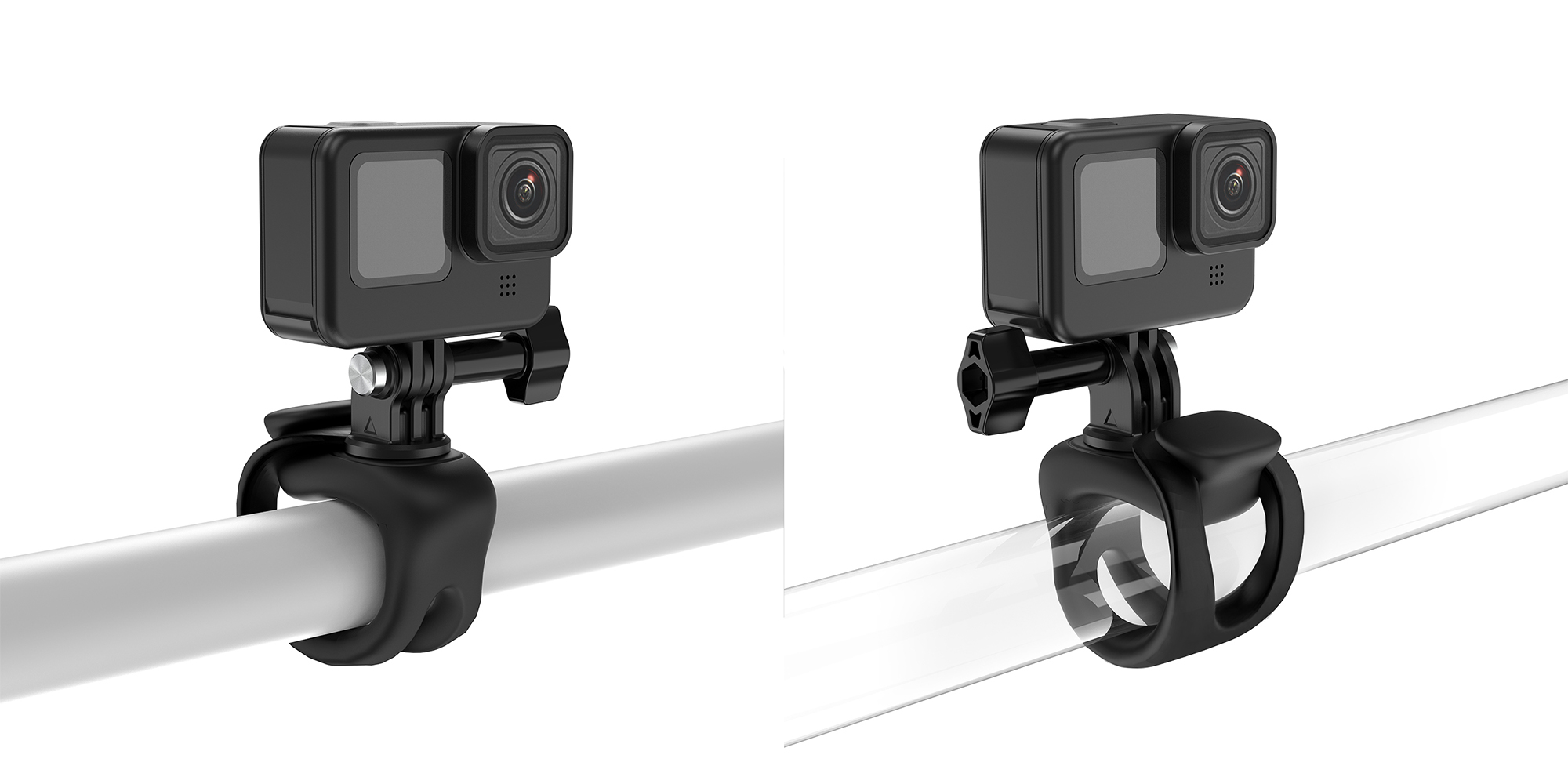 Mocowanie elastyczne Telesin TLQ-001 do kamer sportowych - czarne