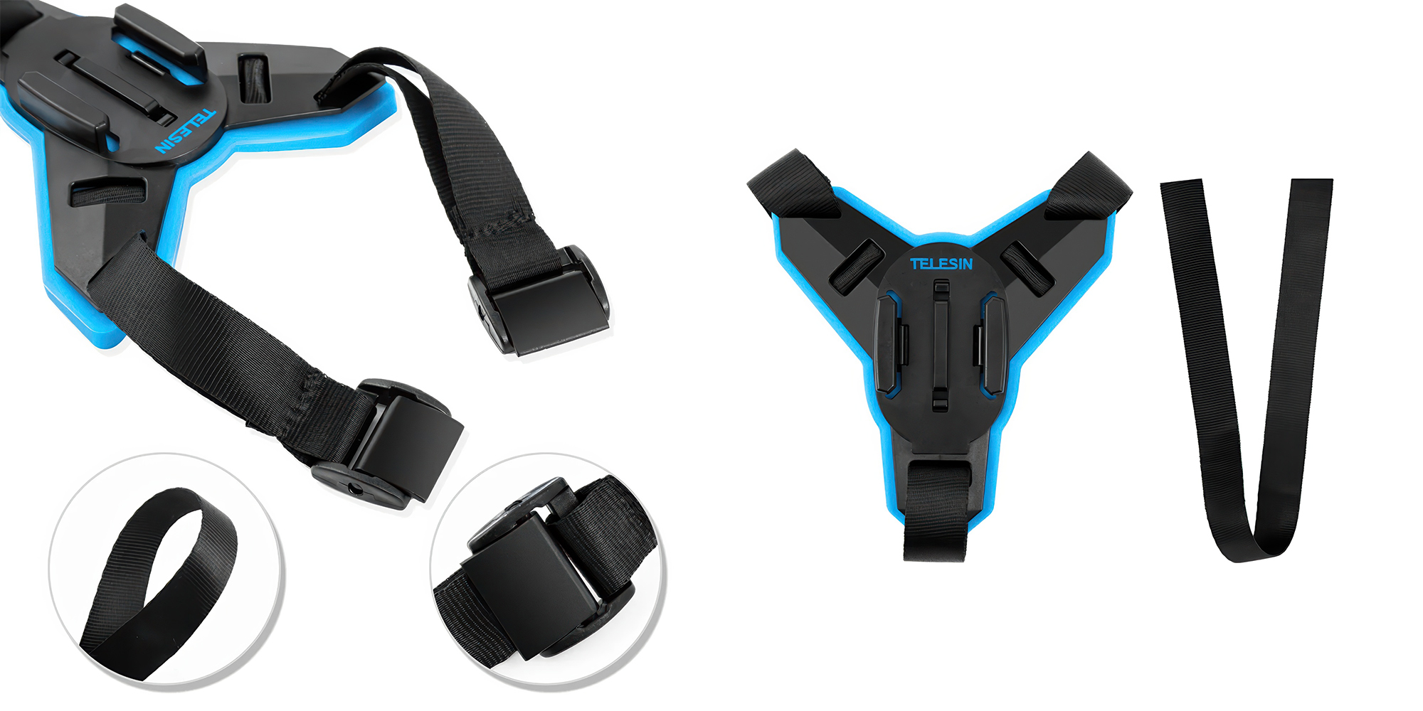 Mocowanie na kask Telesin GP-HBM-MT7 do kamer sportowych