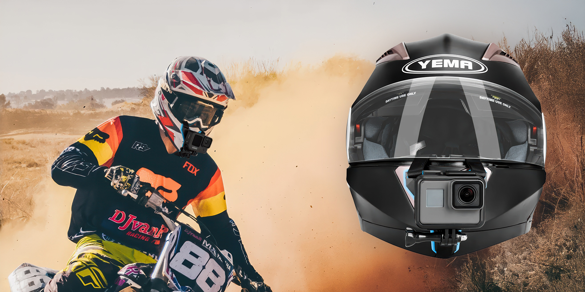 Mocowanie na kask Telesin GP-HBM-MT7 do kamer sportowych