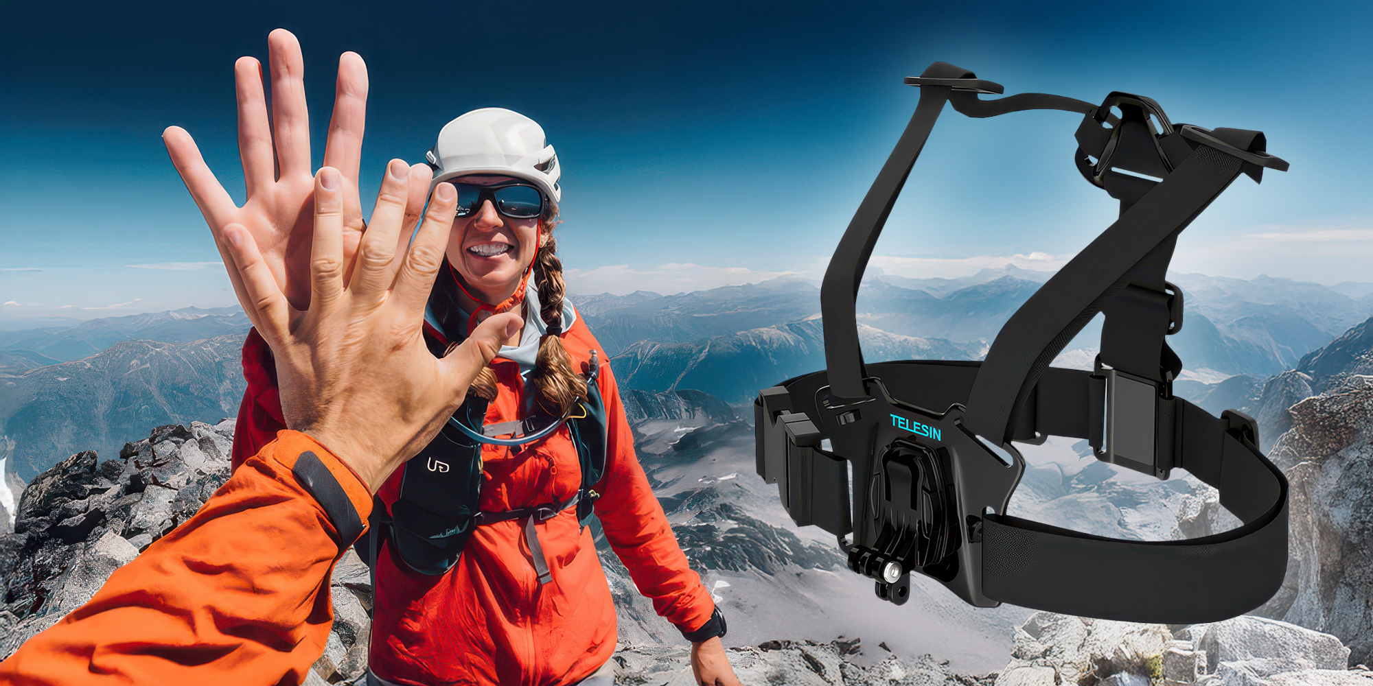 Mocowanie na klatkę piersiową Telesin GP-CGP-T07 do kamer sportowych