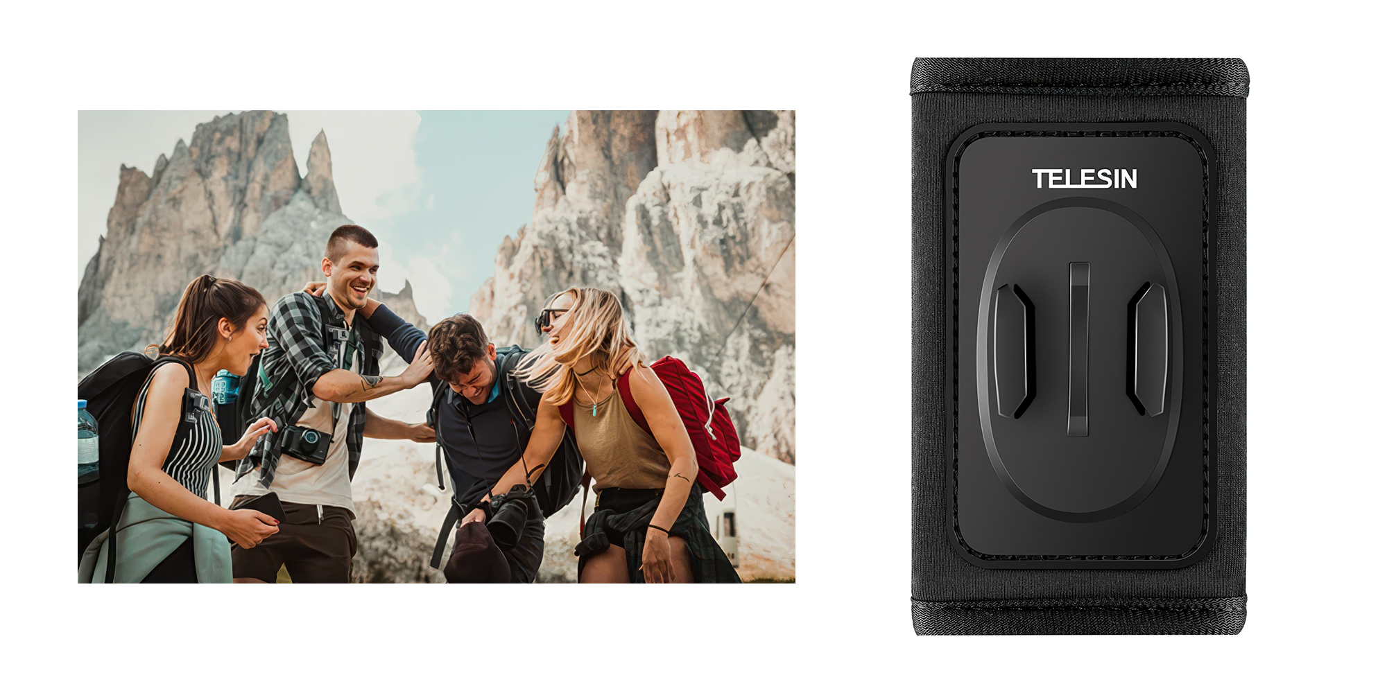 Mocowanie na plecak Telesin GP-BPM-005 do kamer sportowych