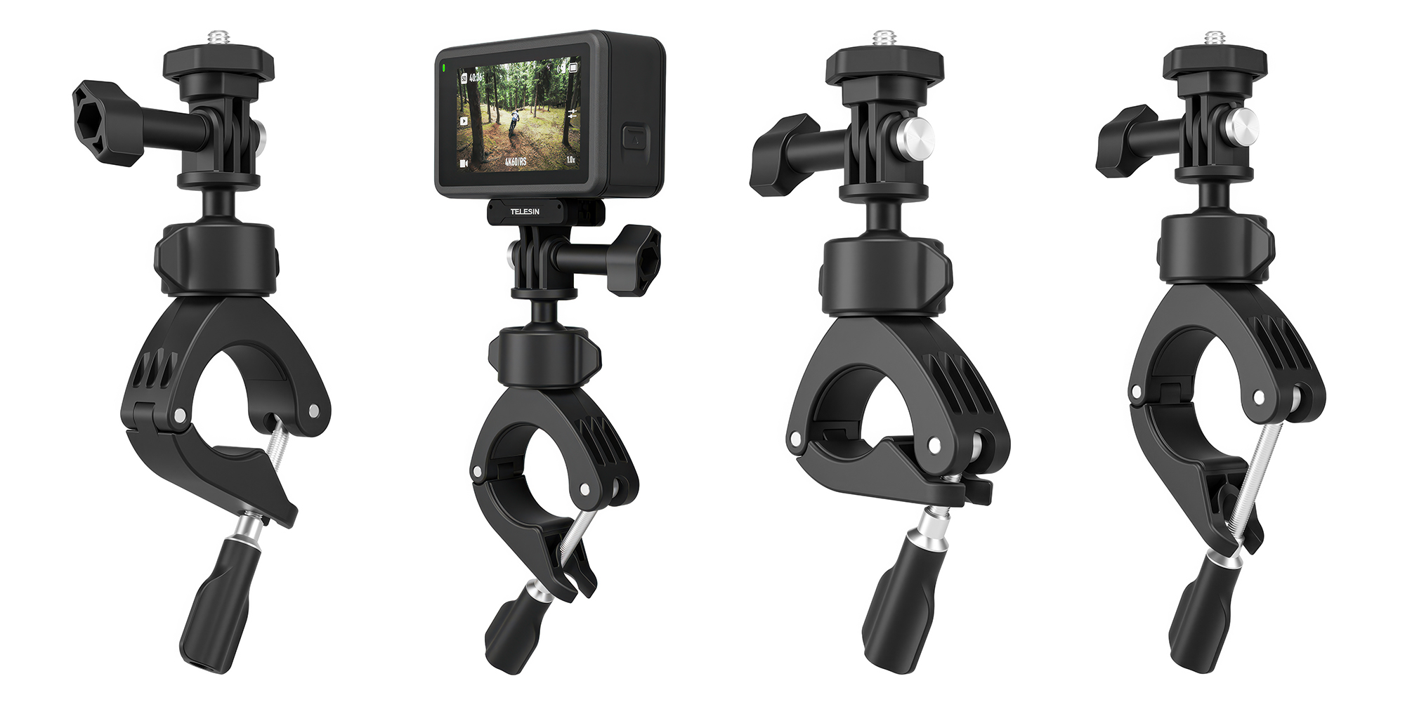 Mocowanie na rurę Telesin TE-HBM-004 do kamer sportowych i aparatów