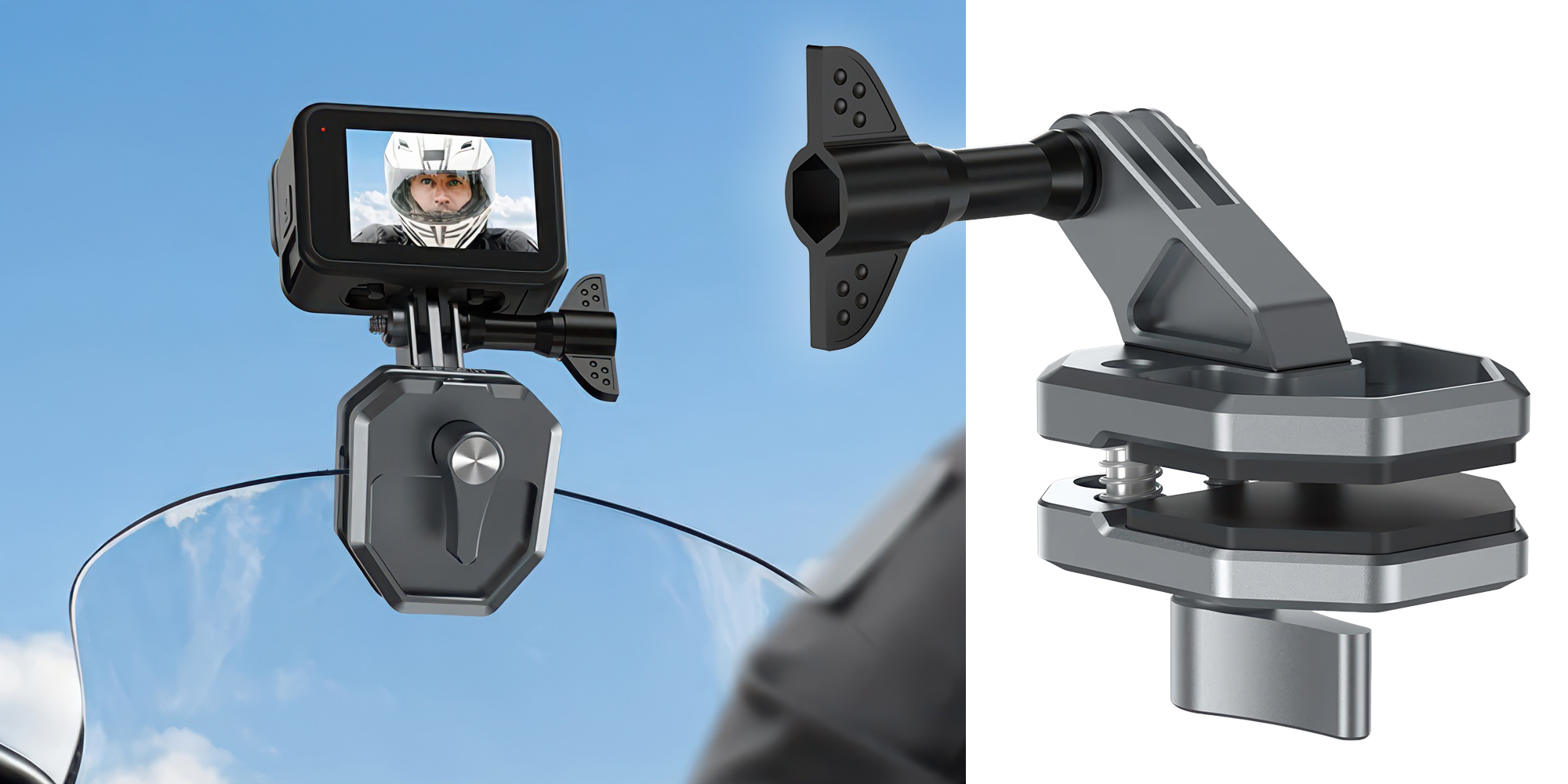 Mocowanie na szybę Telesin S3-EAK-03 do kamer sportowych