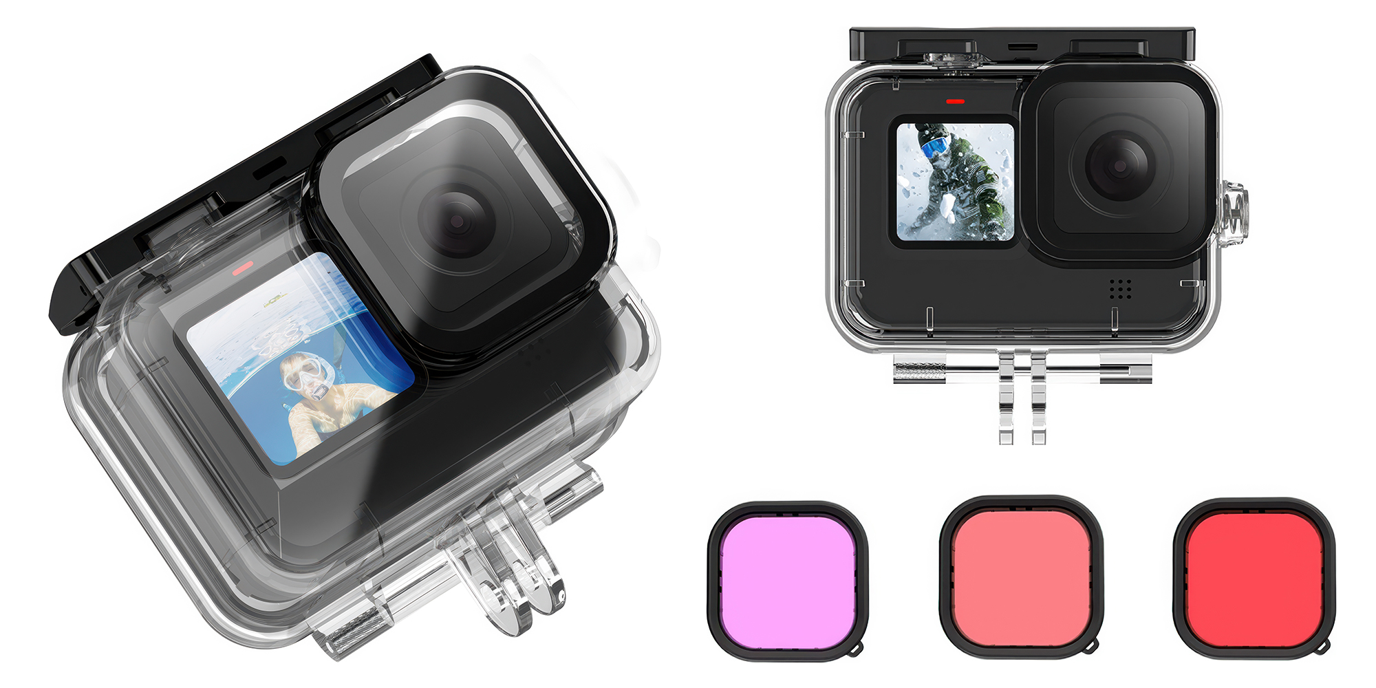 Obudowa wodoodporna Telesin GP-WTP-901 do kamer GoPro Hero 9 / 10 / 11 / 12 / 13