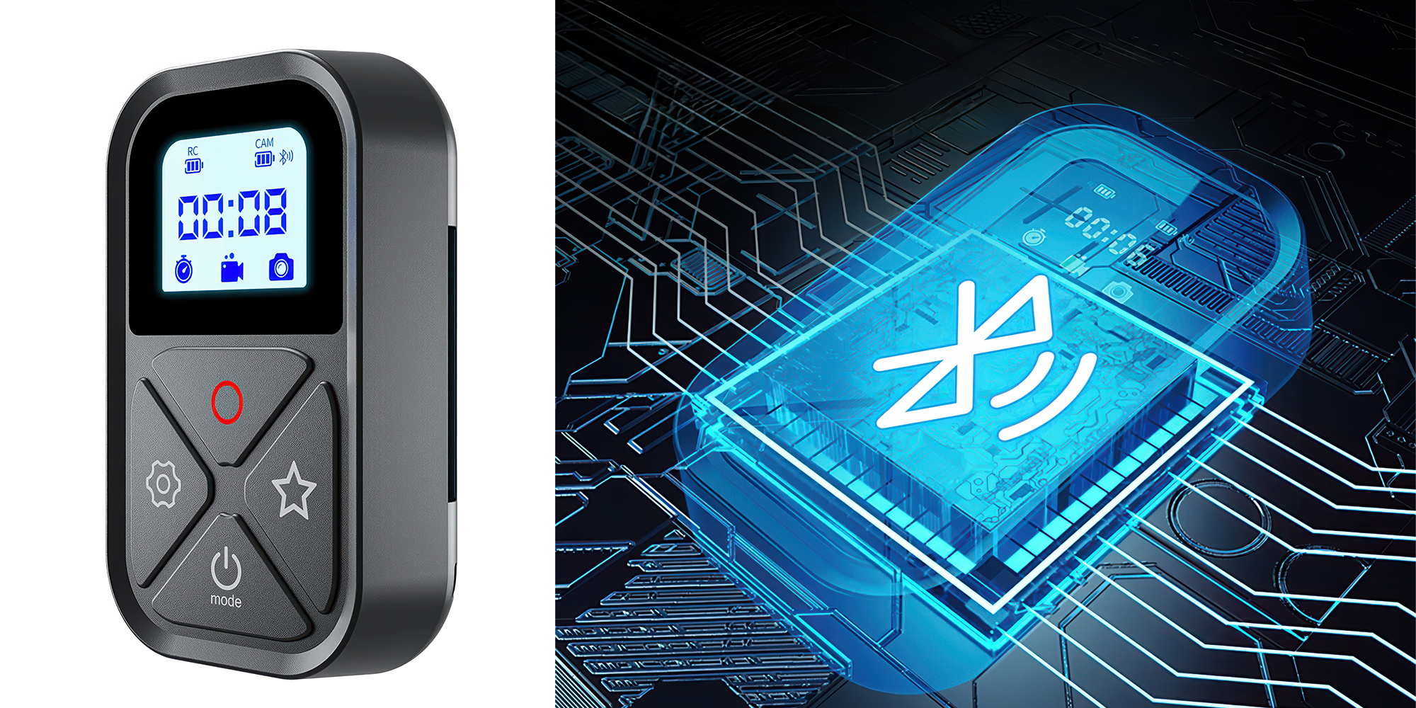 Pilot Telesin GP-RMT-T10 do kamer GoPro Hero 8 / 9 / 10 / 11 / 12 / Max