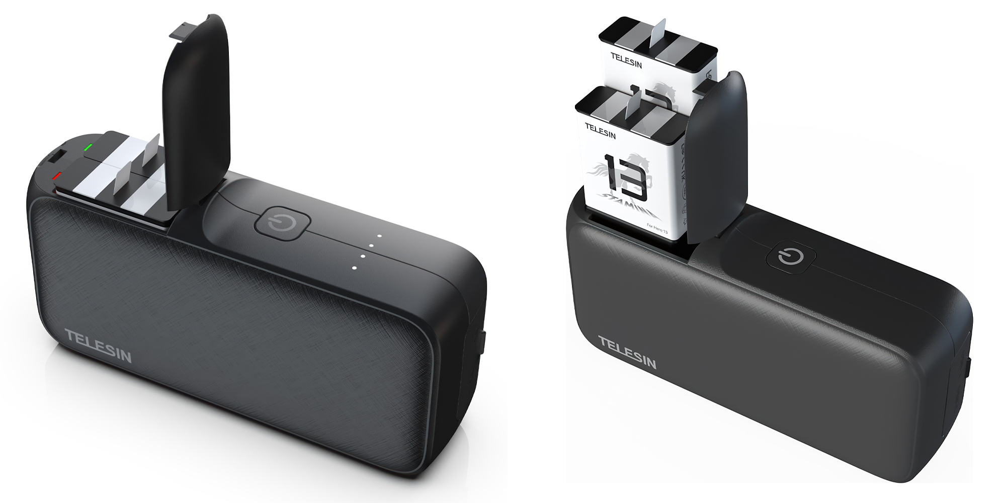 Power Bank Telesin S0-PB-01-TGP z wbudowaną ładowarką do akumulatorów GoPro Hero 13