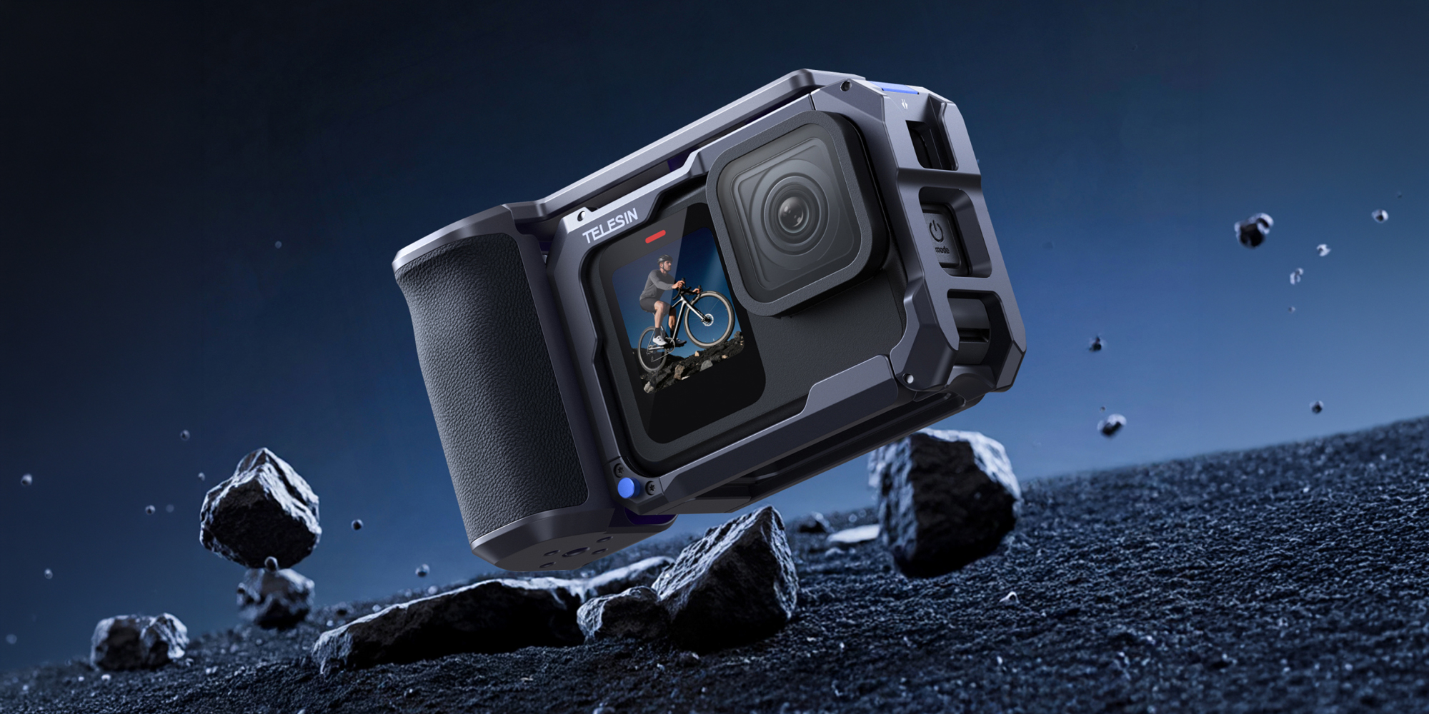 Ramka montażowa z gripem Telesin S6-FMS-26-TGP do kamer GoPro Hero 9 / 10 / 11 / 12 / 13