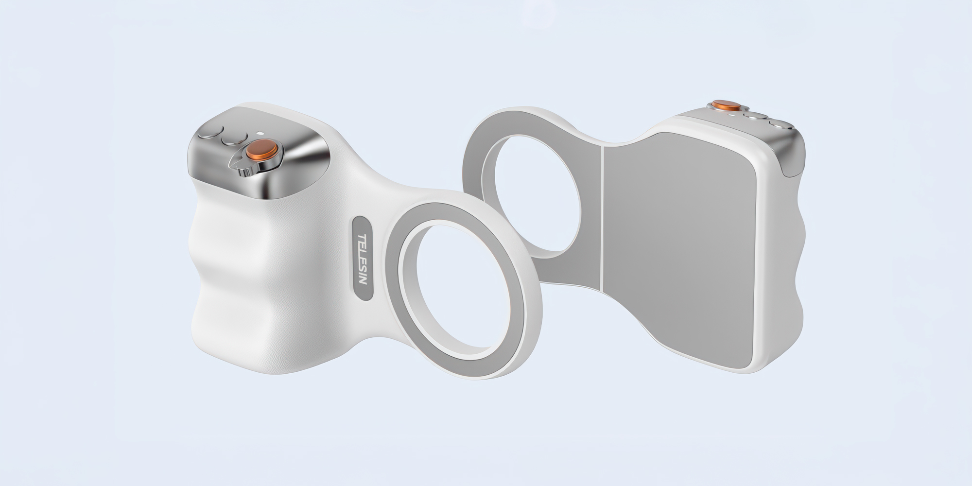 width=100% Uchwyt magnetyczny Telesin P5-MP-001WH do smartfonów - biały