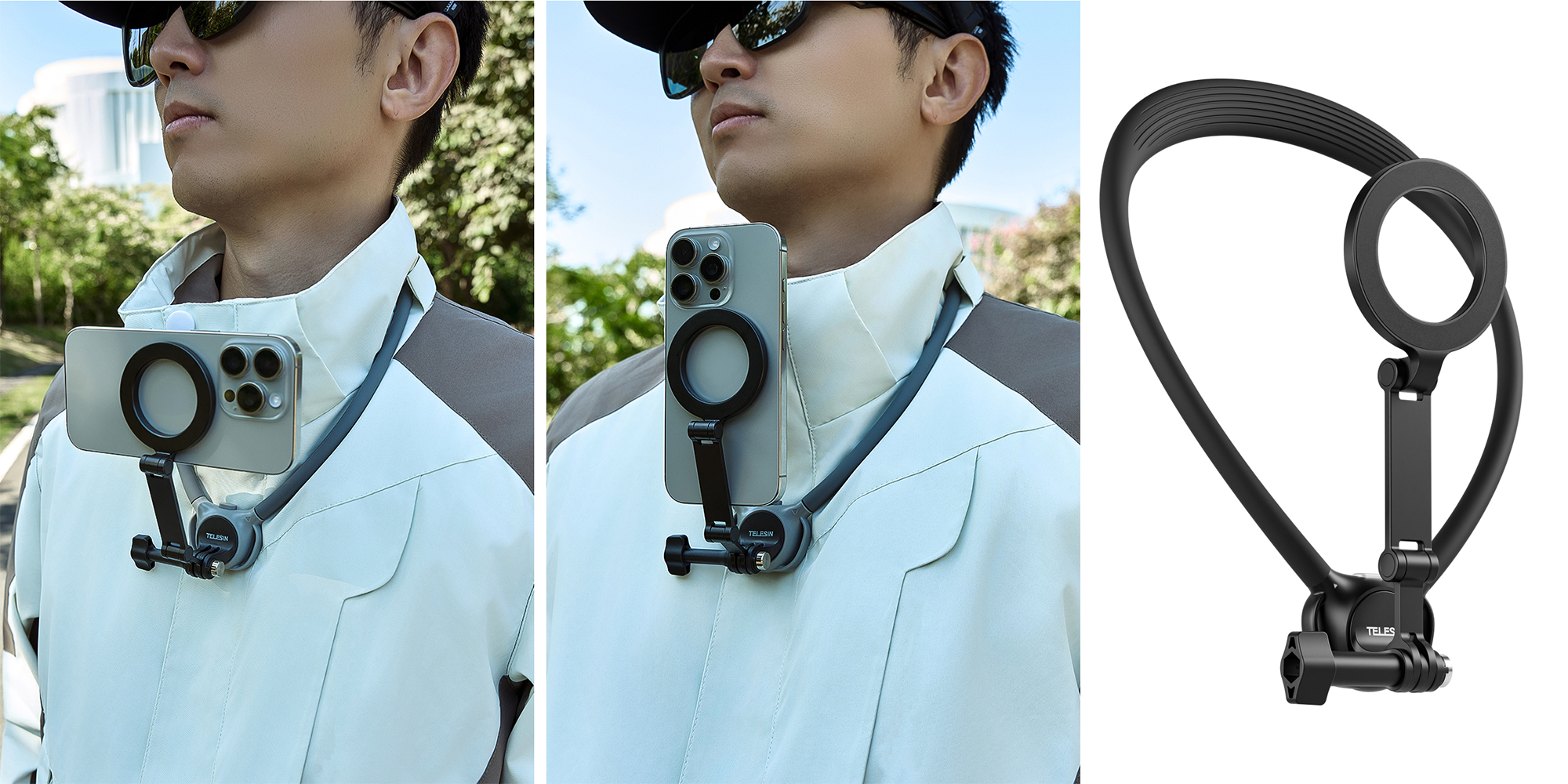 Uchwyt magnetyczny do telefonu Telesin P7-MB-01 na system GoPro