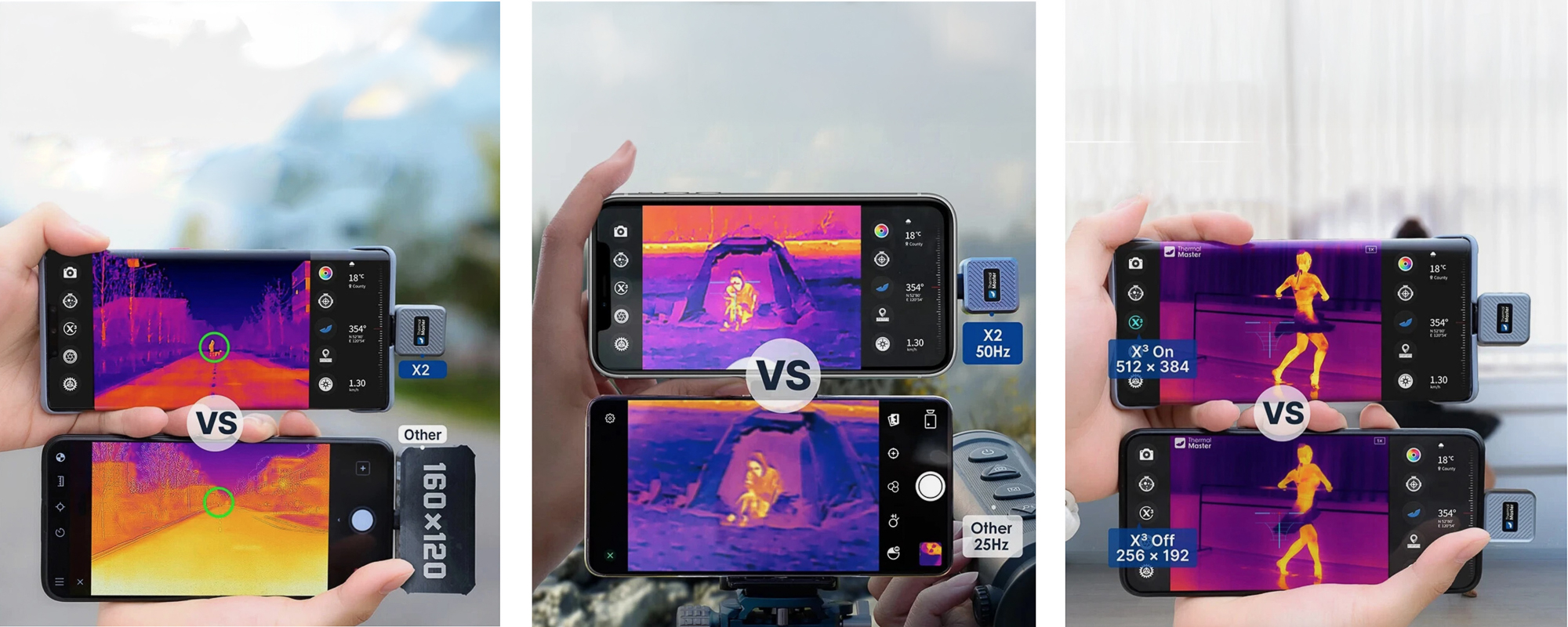 width=100% Kamera termowizyjna Thermal Master X2 - Lightning