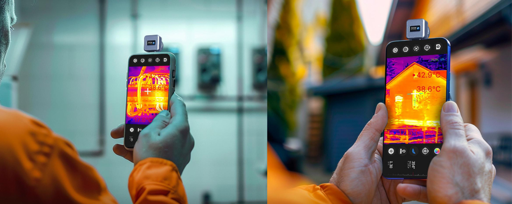 width=100% Kamera termowizyjna Thermal Master X2 - USB-C