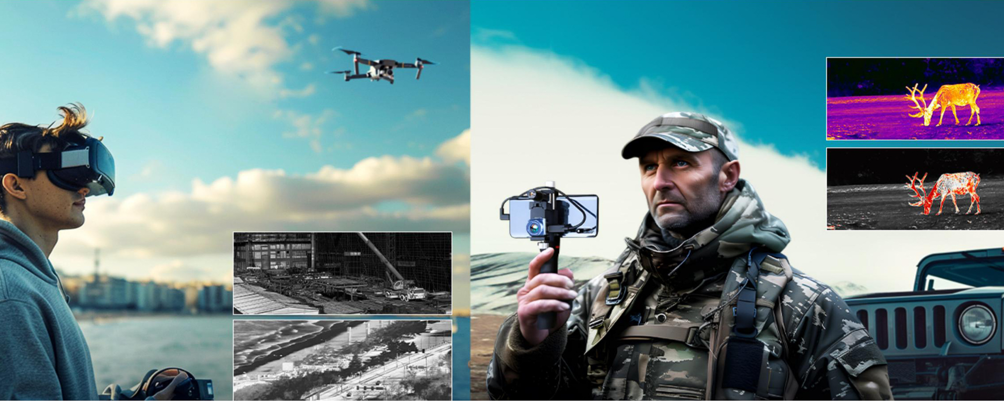 width=100% Kamera termowizyjna Thermal Master X2 - USB-C