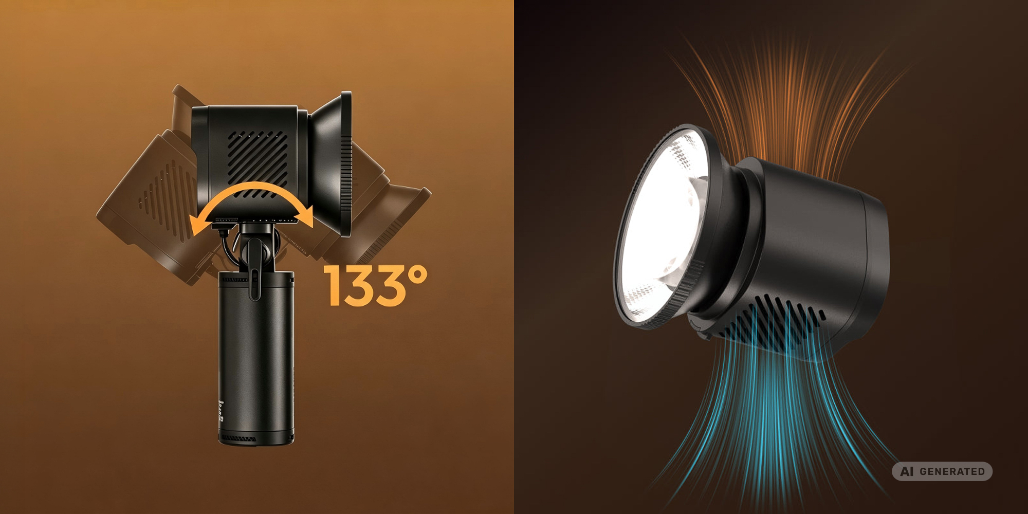Lampa LED Ulanzi LC60 - WB (2700 K - 6500 K)