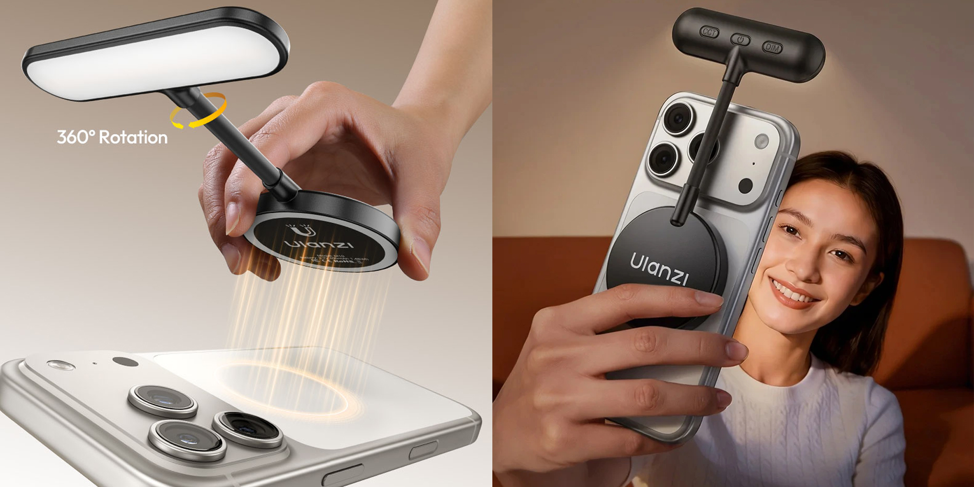 Lampa LED Ulanzi M10 - WB (2500 K - 4500 K)