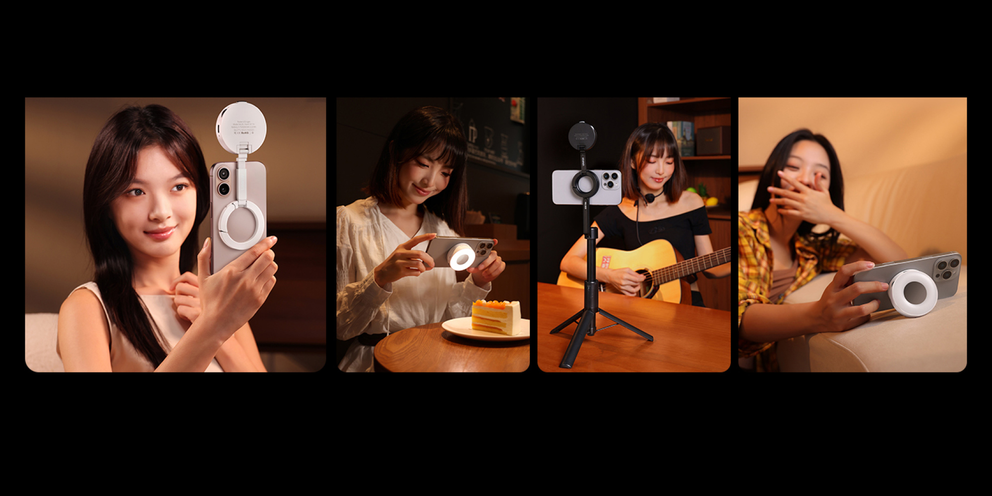 Lampa LED Ulanzi ML05 Magsafe - WB (2500 K - 9000 K), czarna