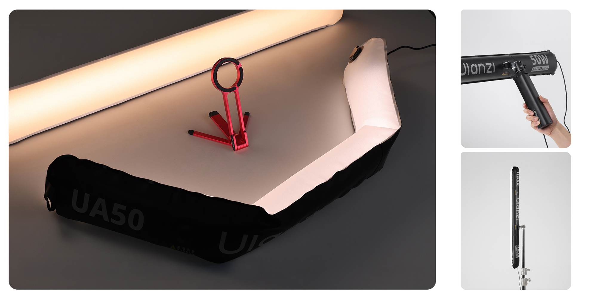 Lampa LED Ulanzi UA50 - WB (2700 K - 6500 K)