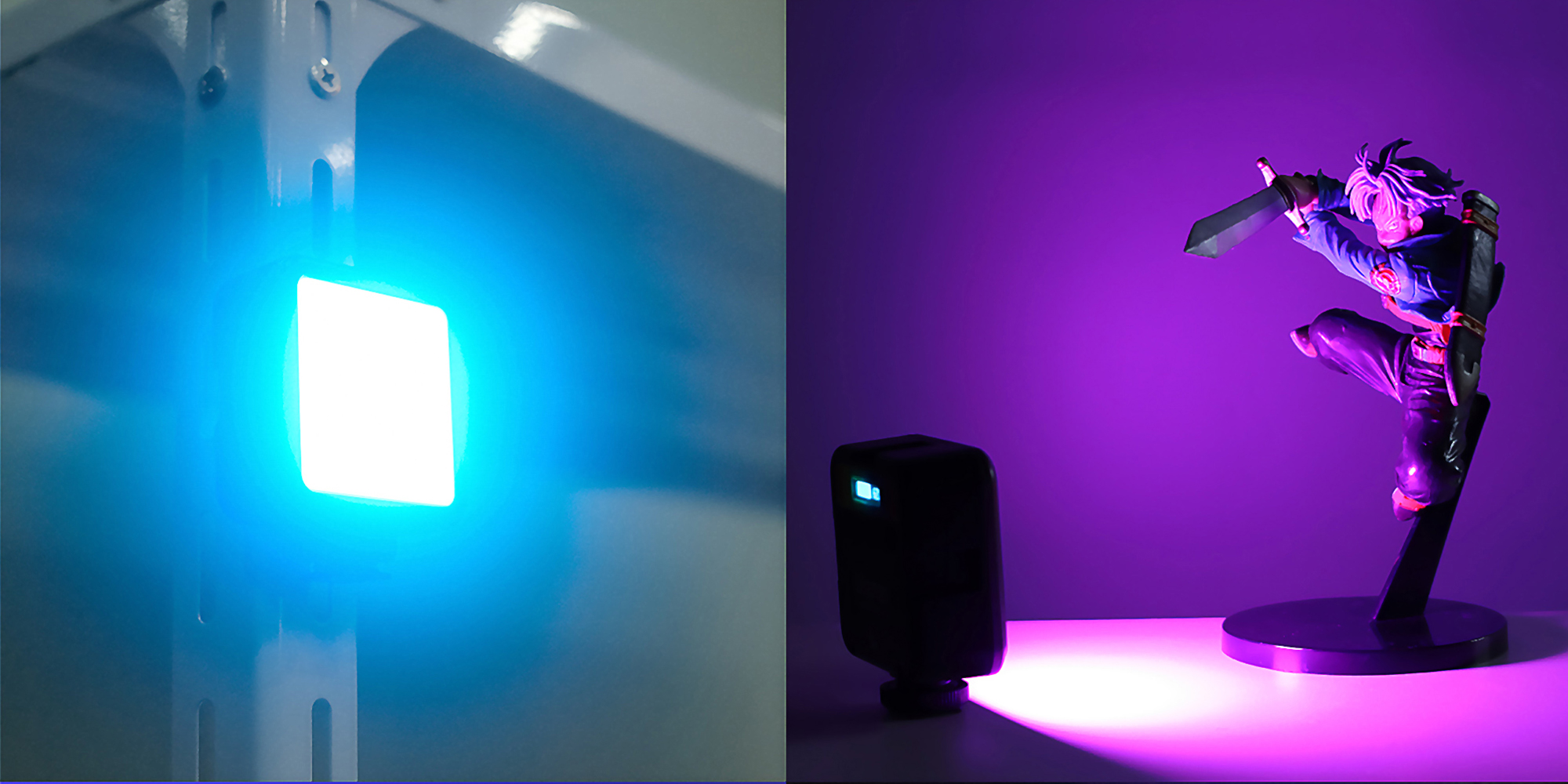 Lampa LED Ulanzi VL49 - RGB, WB (2500 K - 9000 K) - Szybki i wygodny montaż