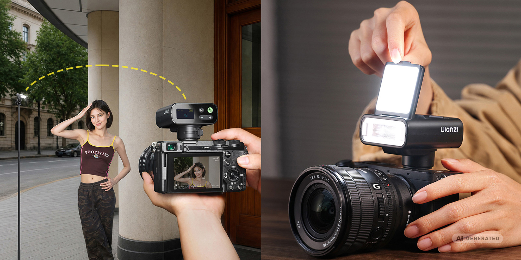 Lampa błyskowa Ulanzi FT16 TTL do Sony